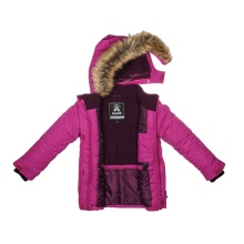 Kamik Winter Jacket Parka Katy (wind and waterproof, reflective) fuchsia pink Children